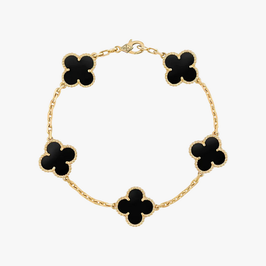 Pulsera Trebol Negra
